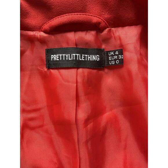 Pretty Little Thing Size 0 Women's Blazer with Oversized Tie - Picture 4 of 7